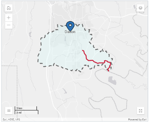 Community watershed near Dalton